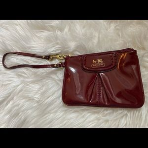 Coach Patent leather wristlet